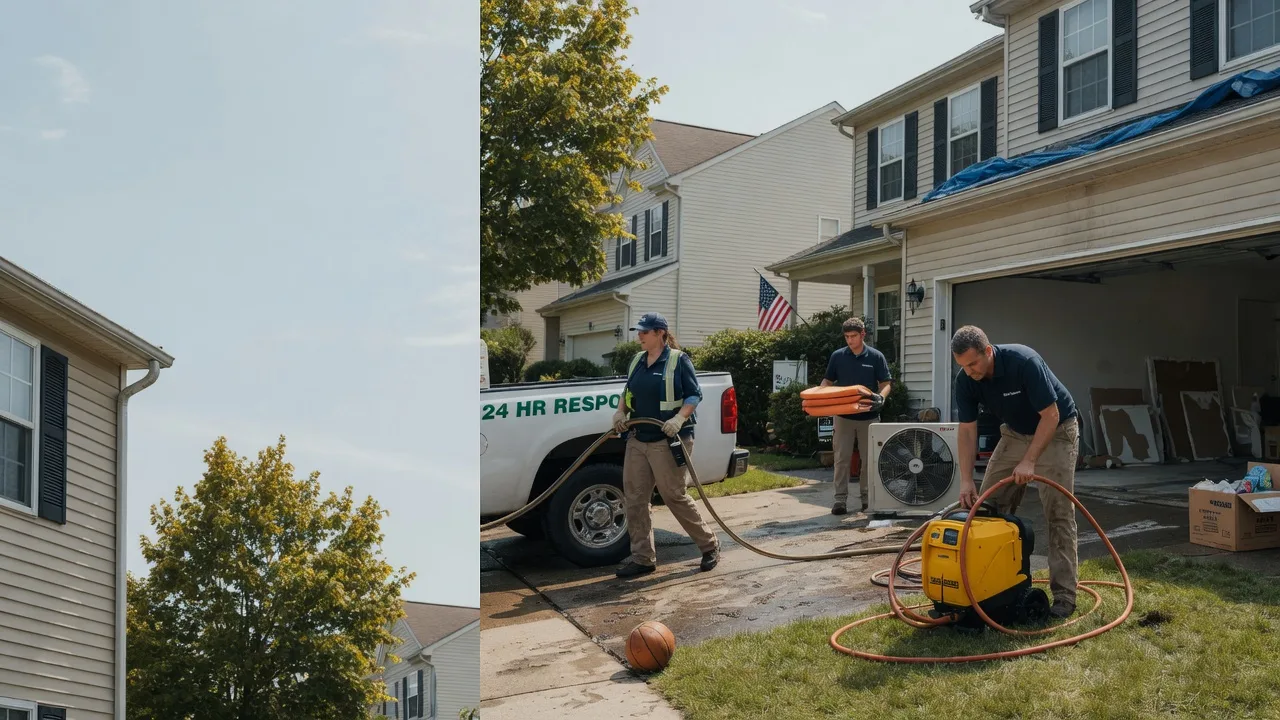 Emergency Water Damage Restoration in Pittsville, MD near me